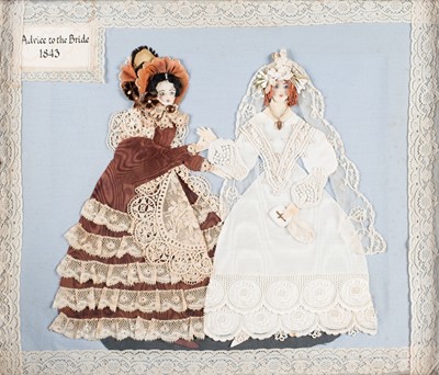 Lot 272 - Collage Picture. Advice to the Bride, 1843