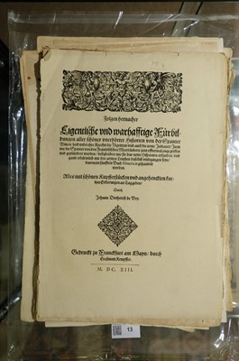 Lot 13 - De Bry (Theodore). Americae Pars Quinta, Frankfurt: Theodore De Bry, 1595