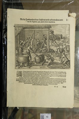 Lot 13 - De Bry (Theodore). Americae Pars Quinta, Frankfurt: Theodore De Bry, 1595