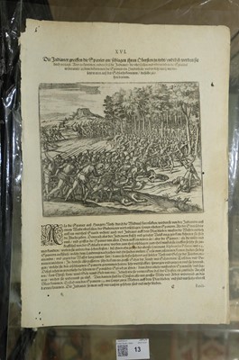 Lot 13 - De Bry (Theodore). Americae Pars Quinta, Frankfurt: Theodore De Bry, 1595
