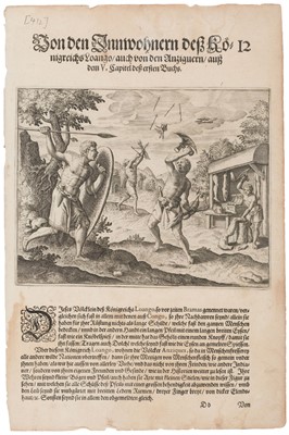 Lot 14 - De Bry (Theodore). Regnum Congo, Frankfurt: Durch Matthias Becker, 1609