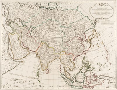 Lot 93 - Asia & India. A collection of 13 maps, mostly 18th & 19th century