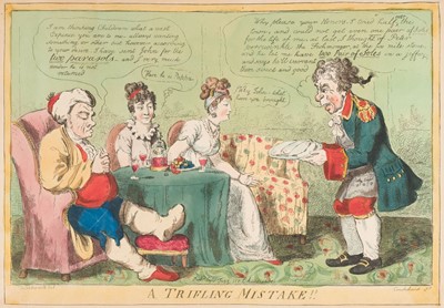 Lot 165 - Caricatures. Cruikshank (George), A Trifling Mistake! circa 1805