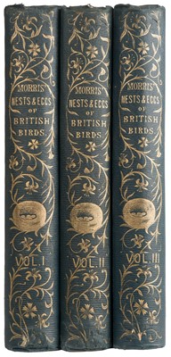 Lot 54 - Morris (F. O.) A Natural History of the Nests and Eggs of British Birds, 3 vols, 1875