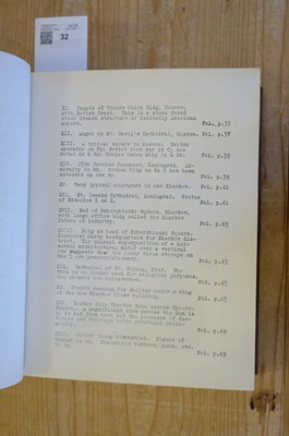 Lot 32 - Taylor (Griffith P.). Soviet Tour 1936, Cambridge, 1936