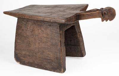 Lot 458 - Burkina Faso. A West African Lobi hardwood Zoomorphic stool