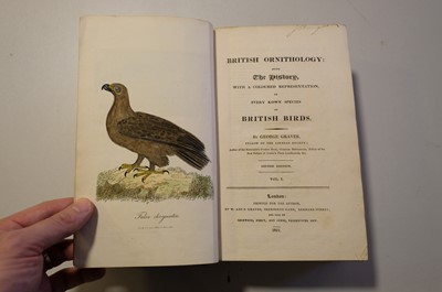 Lot 45 - Graves (George). British Ornithology, 3 vols in 1, 2nd edition, 1821