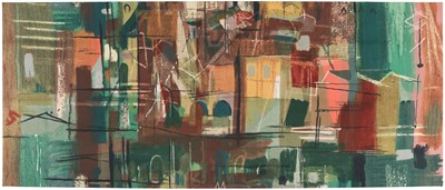 Lot 293 - Piper (John, 1903-1992). Stones of Bath full width panel, 1960