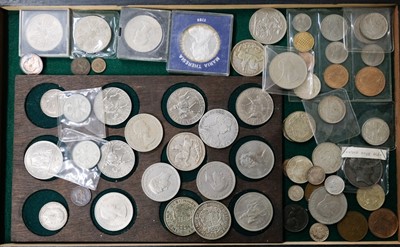 Lot 511 - Coin collection. A mixed collection, including 1935 Crown (2), 1937 Crown (2)