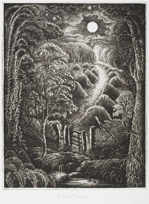 Lot 250 - Tanner (Robin, 1904-1988). Full Moon, [1973], etching on white wove paper