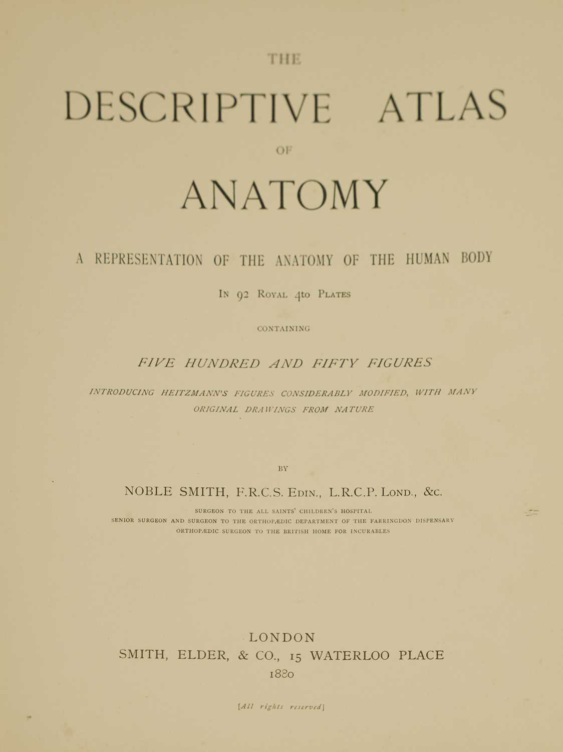 Lot 3 - Atlases. A collection of approximately 30 volumes, mostly 19th-century