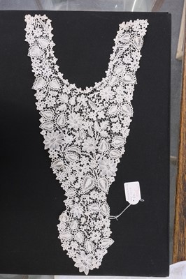 Lot 306 - Brussels. A bobbin and Point de Gaze length, circa 1880, and other Brussels lace