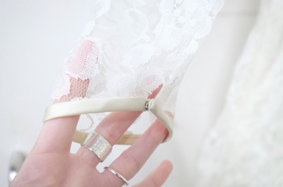 Lot 267 - Clothing. A 1940s wedding dress, & other wedding dresses and paraphernalia