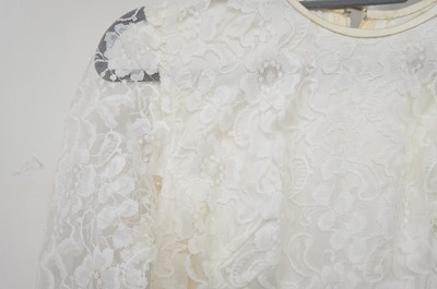 Lot 267 - Clothing. A 1940s wedding dress, & other wedding dresses and paraphernalia