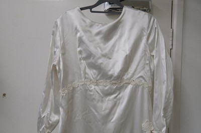 Lot 267 - Clothing. A 1940s wedding dress, & other wedding dresses and paraphernalia