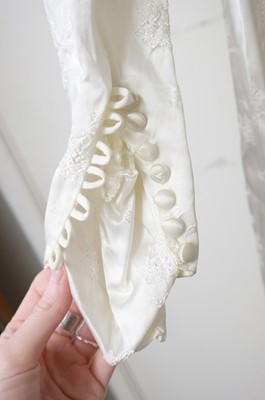 Lot 267 - Clothing. A 1940s wedding dress, & other wedding dresses and paraphernalia