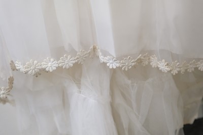 Lot 267 - Clothing. A 1940s wedding dress, & other wedding dresses and paraphernalia