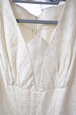 Lot 267 - Clothing. A 1940s wedding dress, & other wedding dresses and paraphernalia