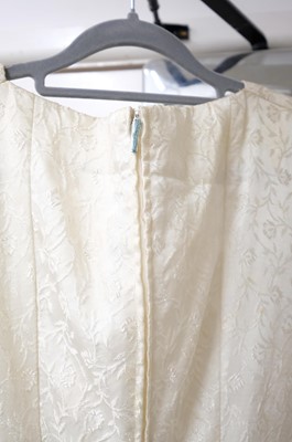 Lot 267 - Clothing. A 1940s wedding dress, & other wedding dresses and paraphernalia