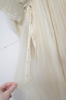 Lot 267 - Clothing. A 1940s wedding dress, & other wedding dresses and paraphernalia