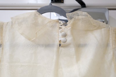 Lot 267 - Clothing. A 1940s wedding dress, & other wedding dresses and paraphernalia