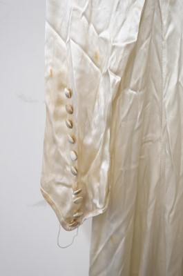 Lot 267 - Clothing. A 1940s wedding dress, & other wedding dresses and paraphernalia