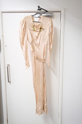 Lot 267 - Clothing. A 1940s wedding dress, & other wedding dresses and paraphernalia