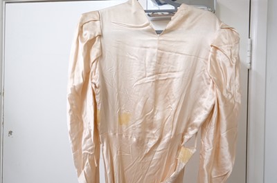 Lot 267 - Clothing. A 1940s wedding dress, & other wedding dresses and paraphernalia