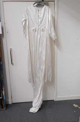 Lot 267 - Clothing. A 1940s wedding dress, & other wedding dresses and paraphernalia