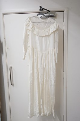 Lot 267 - Clothing. A 1940s wedding dress, & other wedding dresses and paraphernalia