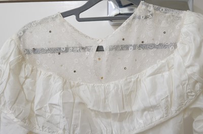 Lot 267 - Clothing. A 1940s wedding dress, & other wedding dresses and paraphernalia