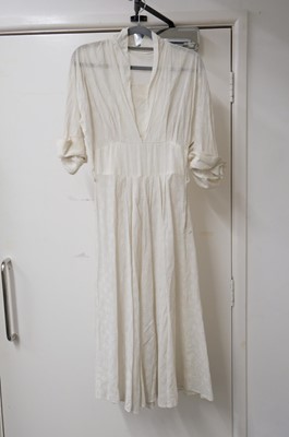 Lot 267 - Clothing. A 1940s wedding dress, & other wedding dresses and paraphernalia