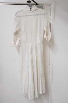 Lot 267 - Clothing. A 1940s wedding dress, & other wedding dresses and paraphernalia
