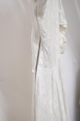 Lot 267 - Clothing. A 1940s wedding dress, & other wedding dresses and paraphernalia