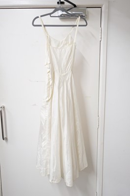 Lot 267 - Clothing. A 1940s wedding dress, & other wedding dresses and paraphernalia