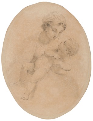 Lot 65 - English School. Virgin and Child, circa 1790-1810..., and one other