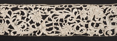 Lot 345 - Venetian. A long length of Gros Point lace, Italy, circa 1625-1675
