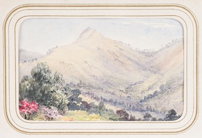 Lot 22 - India. Album of 17 fine watercolour views of the Nilgiri Hills, India, 1860s-1880s