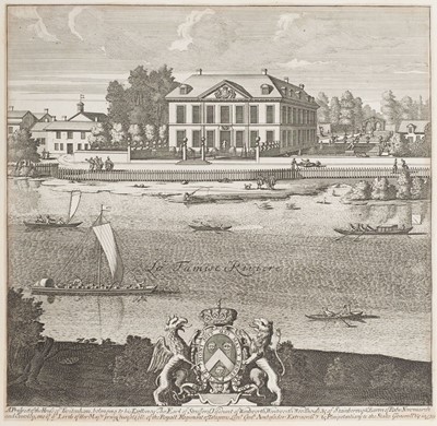 Lot 24 - London & River Thames. A large folio album of 344 prints and 2 watercolours, late 18th/early 19th c.