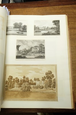 Lot 24 - London & River Thames. A large folio album of 344 prints and 2 watercolours, late 18th/early 19th c.