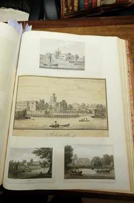 Lot 24 - London & River Thames. A large folio album of 344 prints and 2 watercolours, late 18th/early 19th c.