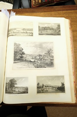 Lot 24 - London & River Thames. A large folio album of 344 prints and 2 watercolours, late 18th/early 19th c.