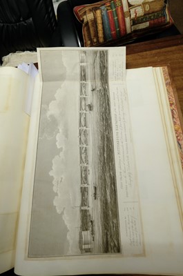Lot 24 - London & River Thames. A large folio album of 344 prints and 2 watercolours, late 18th/early 19th c.