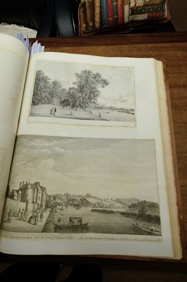 Lot 24 - London & River Thames. A large folio album of 344 prints and 2 watercolours, late 18th/early 19th c.