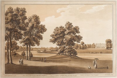 Lot 24 - London & River Thames. A large folio album of 344 prints and 2 watercolours, late 18th/early 19th c.