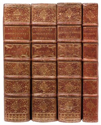 Lot 246 - Lucian of Samosata. Loukianou Samosateōs apanta..., 1743