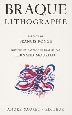 Lot 427 - Sauret (André, Editor). Braque Lithographe, notices et catalogue établis par Fernand Mourlot, 1963