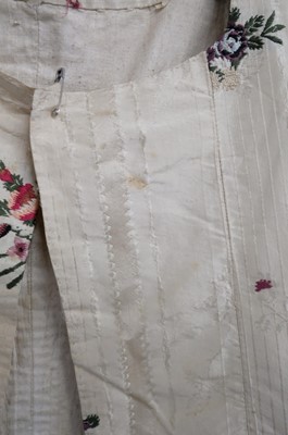 Lot 271 - Clothing. A Spitalfields silk overdress, circa 1780s