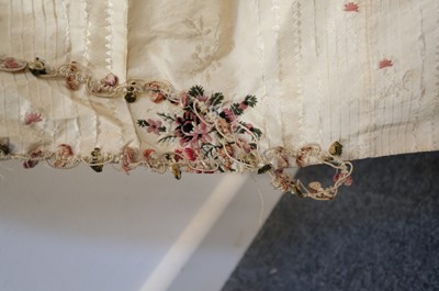 Lot 271 - Clothing. A Spitalfields silk overdress, circa 1780s