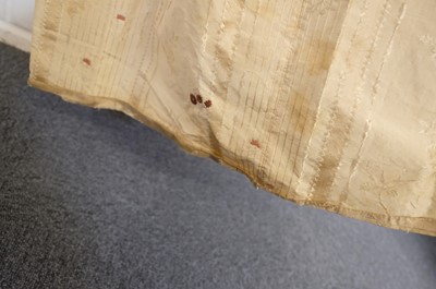 Lot 271 - Clothing. A Spitalfields silk overdress, circa 1780s